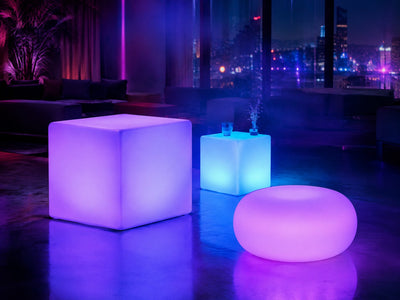 Cubes et Mobilier Lumineux