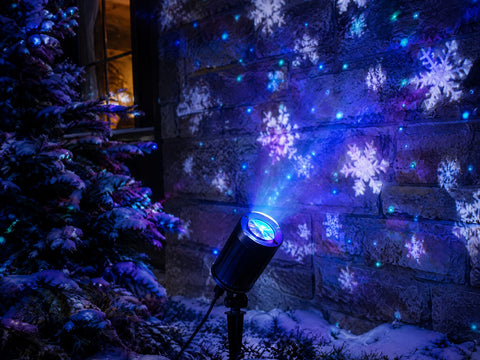 Projecteurs de Noël