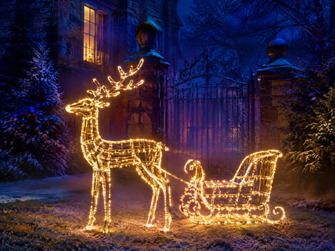Rennes et Figurines Lumineuses
