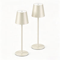 Lampes de table sans fil rechargeables – lot de 2 lampes beiges