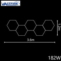 Plafonnier LED hexagonal – vue 14