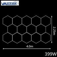 Plafonnier LED hexagonal – vue 28
