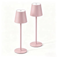 Lampes de table sans fil rechargeables – lot de 2 lampes roses