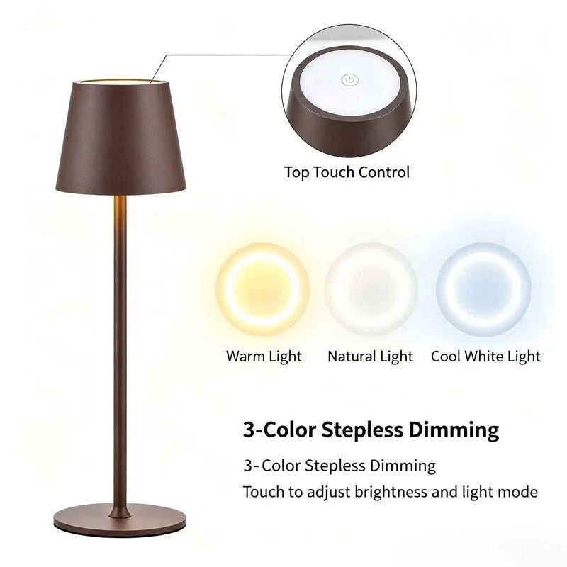 Lampes de table sans fil rechargeables – vue 25