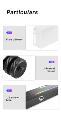 Panneau LED vidéo RGB 120 LED – vue 17