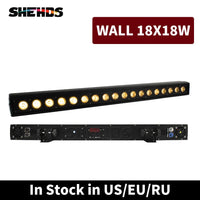 Barre LED DMX 18 x 18 W RGBWA UV, 98 cm, intérieur