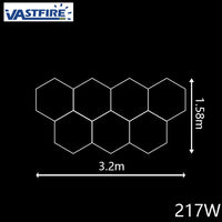 Plafonnier LED hexagonal – vue 19