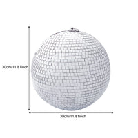Boule à facettes en verre miroir – boule de 30 cm avec ses dimensions