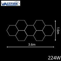 Plafonnier LED hexagonal – vue 20