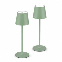 Lampes de table sans fil rechargeables – lot de 2 lampes vertes