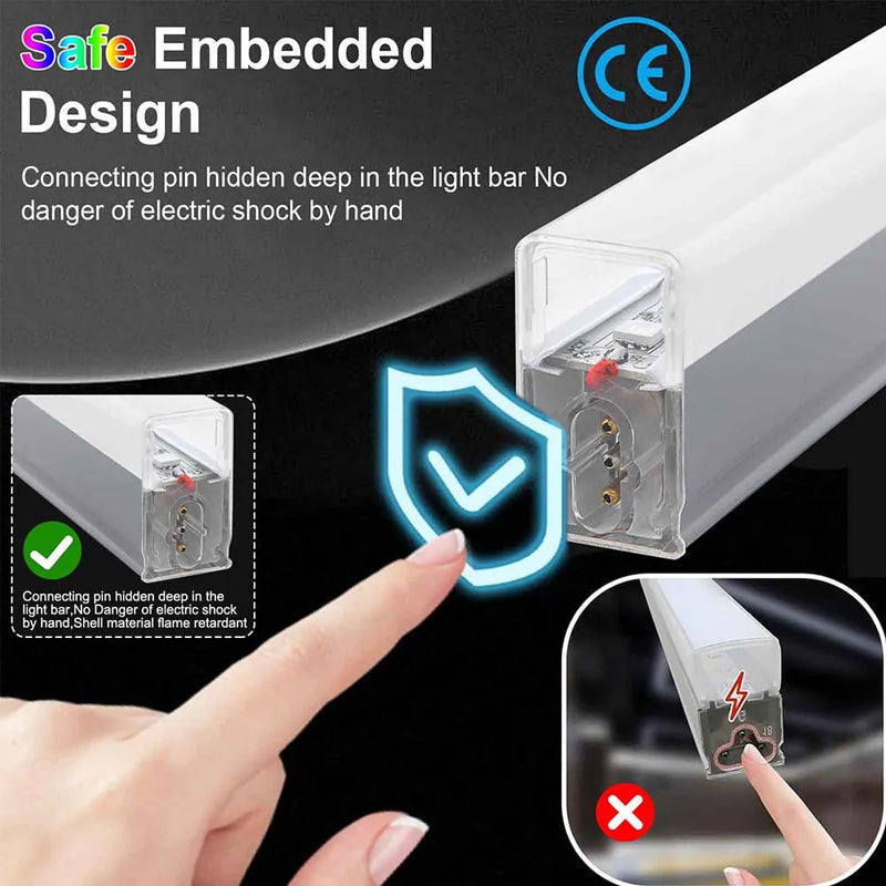 Barres LED hexagonales RGB – vue 13