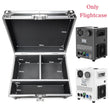 Flight case pour 2 machines à étincelles froides, à roulettes
