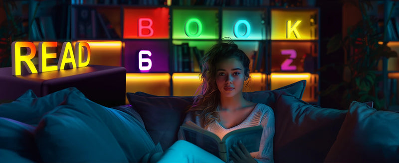 Lettres lumineuses LED RGB 15 cm – vue 6