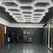 Plafonnier LED hexagonal modulable de 1 à 14 hexagones, barres de 44 cm