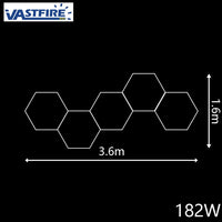 Plafonnier LED hexagonal – vue 15