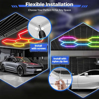 Barres LED hexagonales RGB – vue 16
