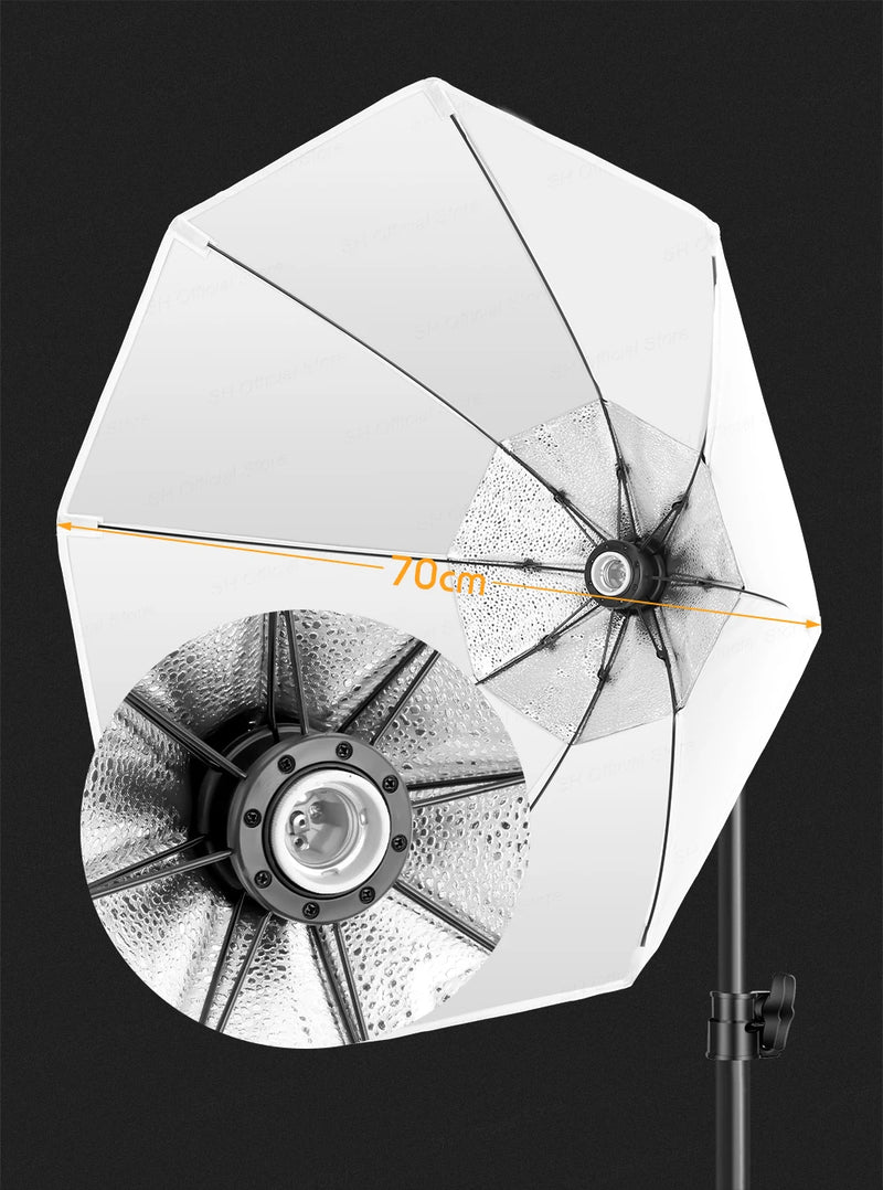 Kit 3 softbox avec perche – vue 16