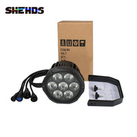 Projecteur PAR LED étanche IP65, 7 x 18 W RGBWA UV, DMX