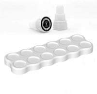 Lot de 12 bougies LED rechargeables multicolores ou ambre, base de charge