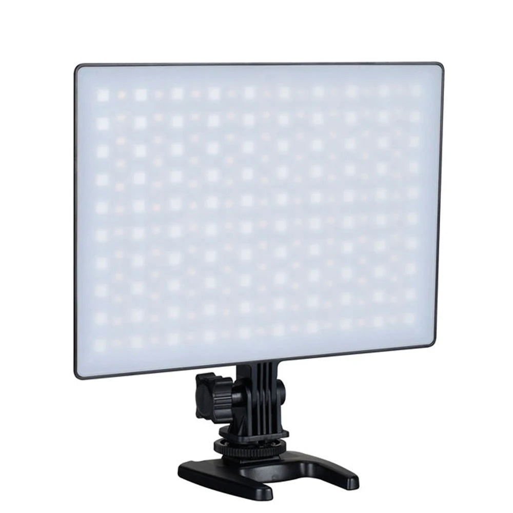 Panneau LED vidéo bicolore et RGB 18 W avec télécommande, 108 LED