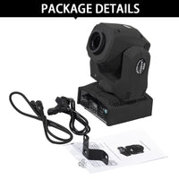 Mini lyre LED spot 60 W DMX 9 ou 11 canaux, 7 couleurs et mode sonore