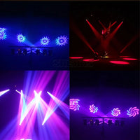 Mini lyre LED spot 60 W DMX 9 ou 11 canaux, 7 couleurs et mode sonore