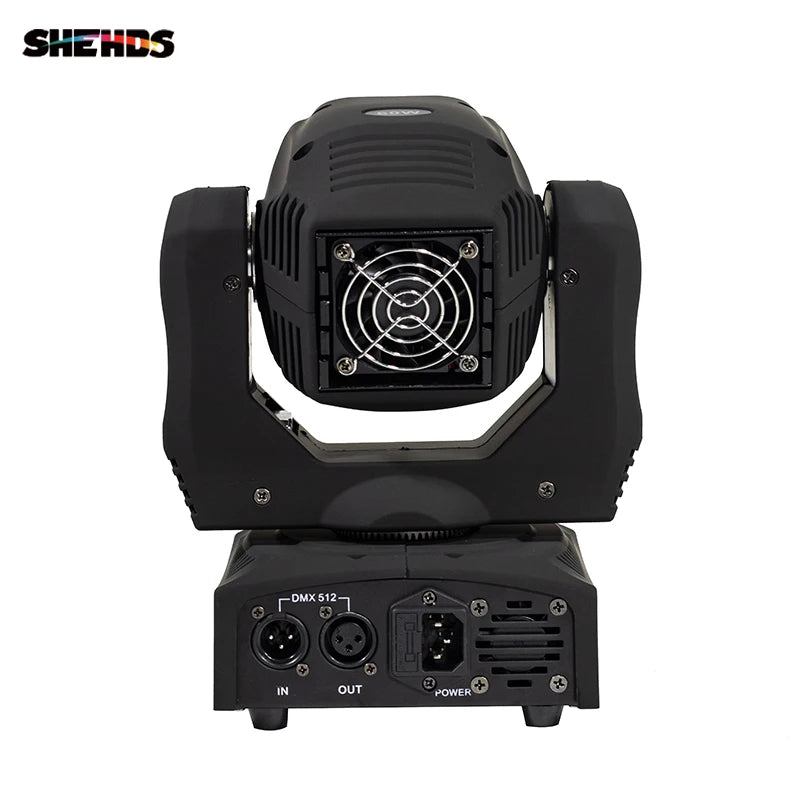 Mini lyre LED spot 60 W DMX 9 ou 11 canaux, 7 couleurs et mode sonore