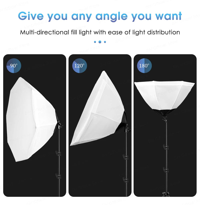 Kit 3 softbox avec perche – vue 21