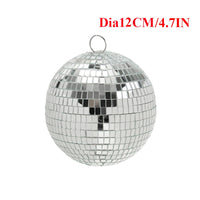 Boule à facettes disco en verre, 10 à 30 cm, sans moteur
