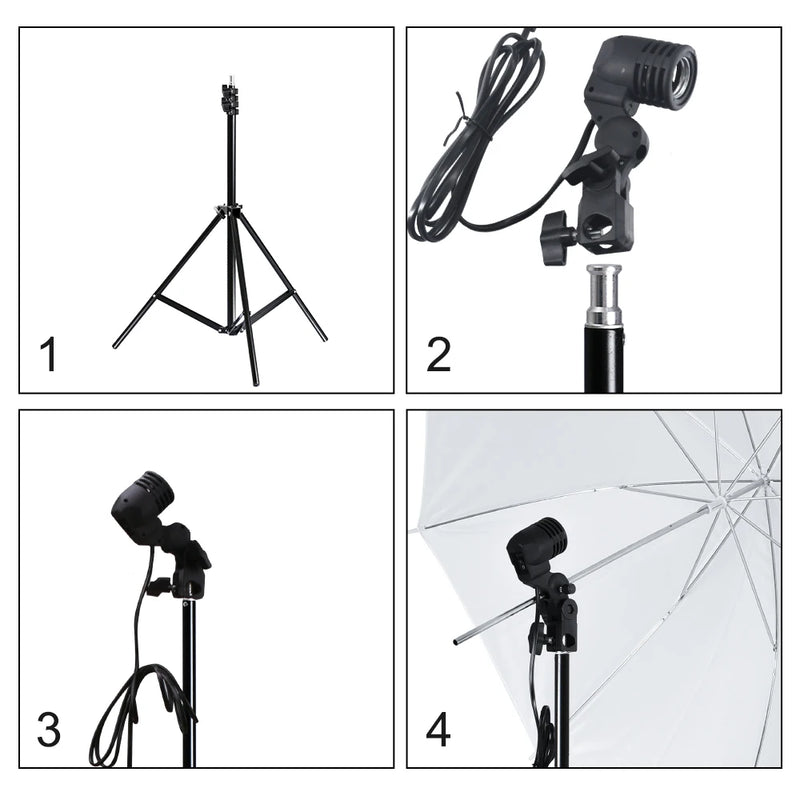 Kit éclairage studio photo – vue 12