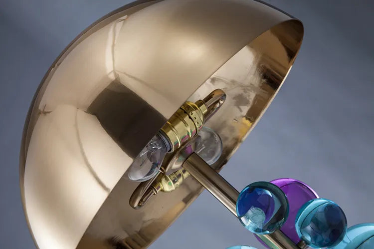 Lampe champignon à boules de verre – vue 22