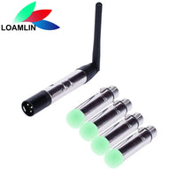 Système DMX512 sans fil 2,4 GHz, émetteur et récepteur, portée 400 m