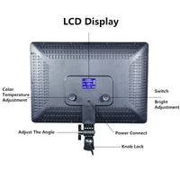 Panneau LED vidéo bicolore avec télécommande, 23 x 16 ou 36 x 25 cm