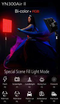 Panneau LED vidéo bicolore et RGB 18 W – vue 8