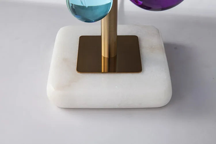 Lampe champignon à boules de verre – vue 24