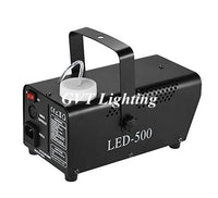 Machine à fumée LED 500 W – vue de dos avec la plaque de caractéristiques