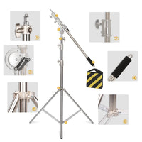 Pied de studio inox – vue 26