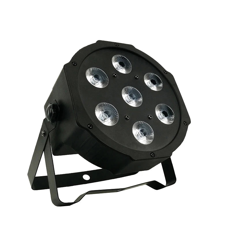Lot de 4, 6 ou 8 projecteurs PAR LED 7 x 12 W ou 7 x 18 W, DMX
