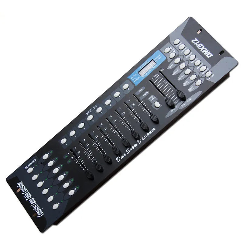 Contrôleur DMX 192 canaux, console DMX512 12 appareils, 8 scènes