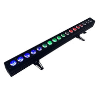 Barre LED DMX 18 x 18 W RGBWA UV, 98 cm, intérieur