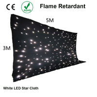 Rideau ciel étoilé LED sur velours noir avec contrôleur DMX, de 2 x 3 m à 4 x 10 m