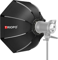 Softbox octogonale parapluie 90 cm avec grille nid d'abeille pour flash de studio