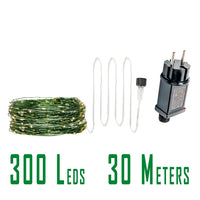 Guirlande lumineuse fil vert LED 10 à 200 m – vue 14