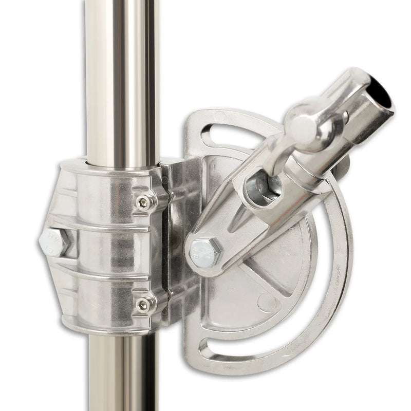 Pied de studio inox – vue 23