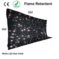 Rideau ciel étoilé LED – version blanc froid, 4 x 4 m