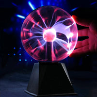 Lampe plasma boule magique tactile en verre, 19 à 28 cm
