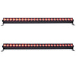 Lot de 2 barres LED de lavage 24 LED RGBW 4 en 1, DMX 10 ou 34 canaux
