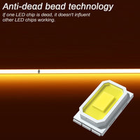 Ruban LED COB 9 couleurs – puce LED en gros plan