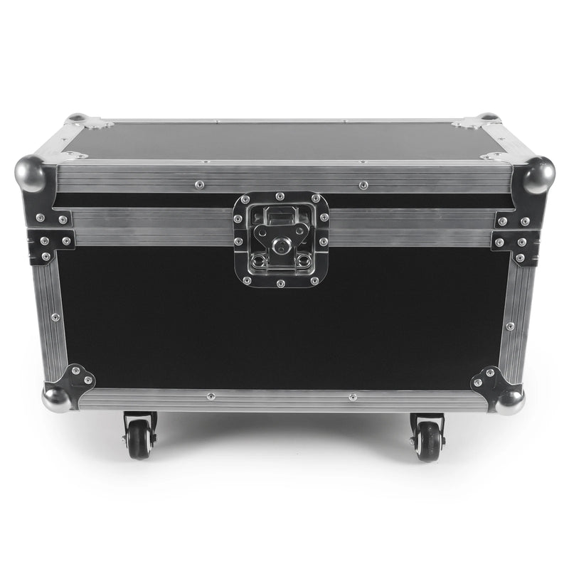 Flight case à roulettes pour 2 machines à étincelles froides, 57 x 28 x 30,5 cm