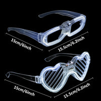 Lots de lunettes, bracelets et bagues lumineux LED blancs pour mariage, de 20 à 50 pièces